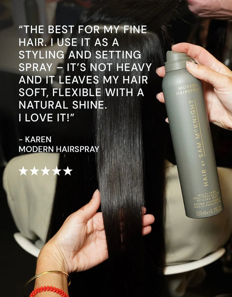 Modern Hairspray Styling Mist with Heat Protection Full & Travel size duo
