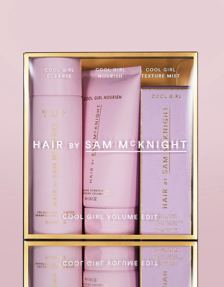 Cool Girl Volume Edit  - Cool Girl Volume Cleanse 100ml , Cool Girl Volume Nourish 75ml and Cool Girl Texture Spray 50ml