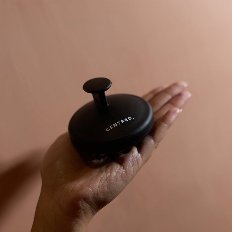 Squishy Scalp Massager Black