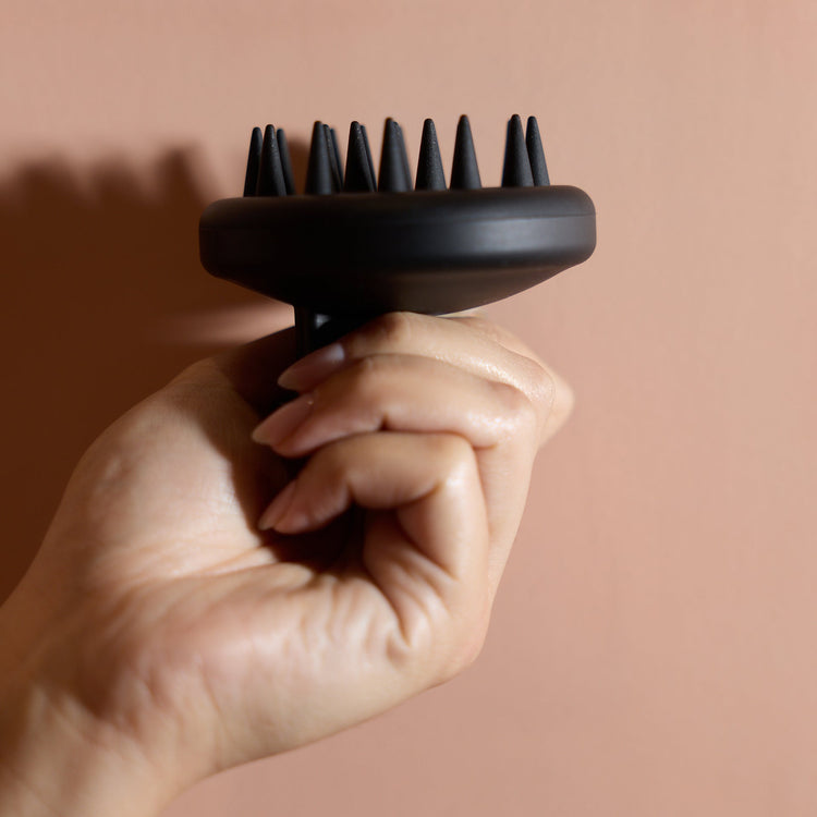 Squishy Scalp Massager Black