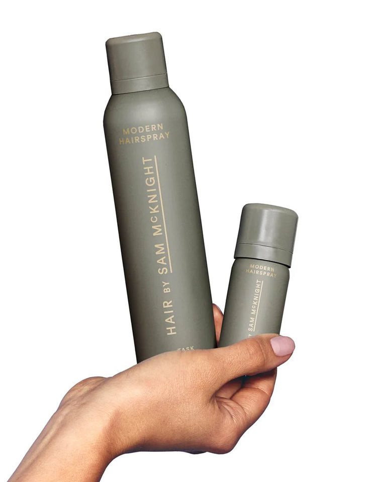 Modern Hairspray Styling Mist with Heat Protection Full & Travel size duo