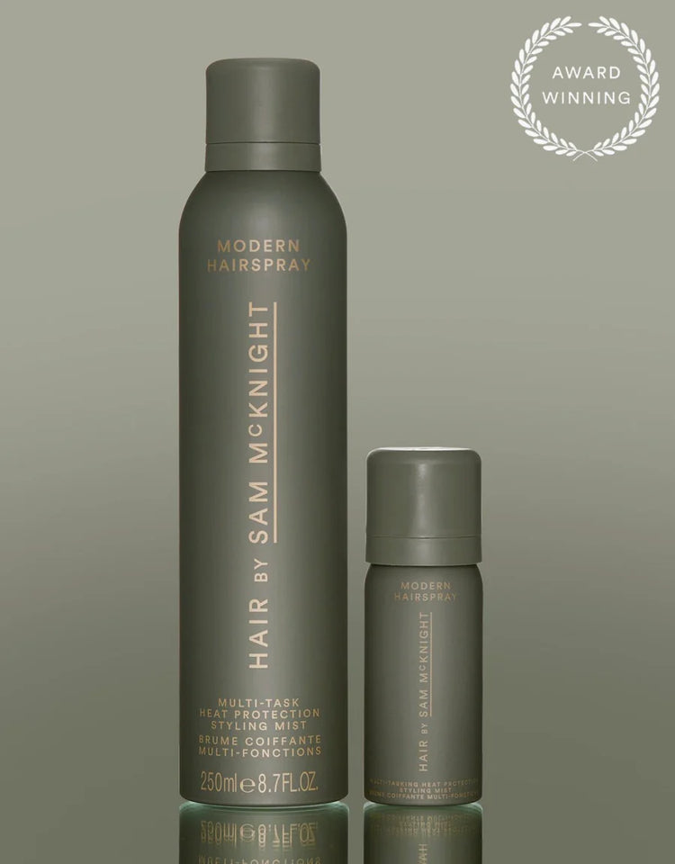 Modern Hairspray Styling Mist with Heat Protection Full & Travel size duo